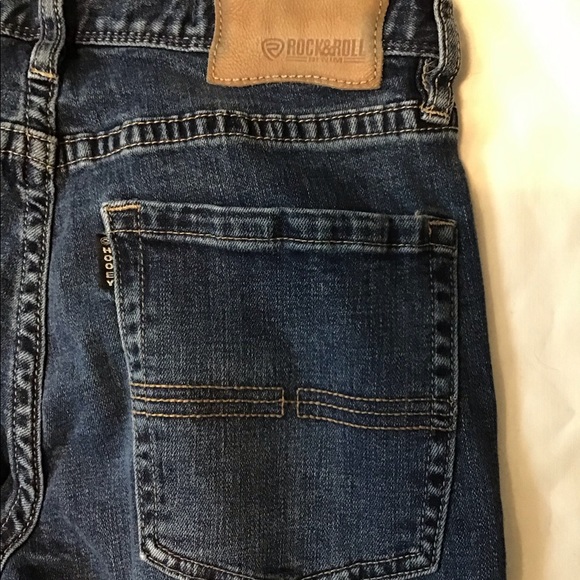 Mens Hooey X Rock & Roll Denim Jeans - Picture 3 of 5